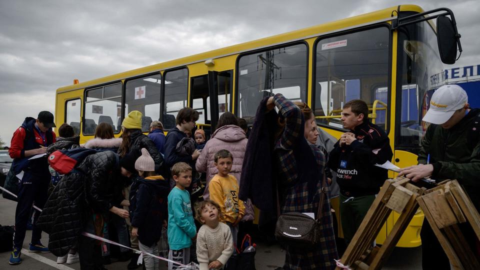Millioner af ukrainere er blevet drevet på flugt, efter at Rusland invaderede landet i slutningen af februar. (Arkivfoto). <i>Ed Jones/Ritzau Scanpix</i>