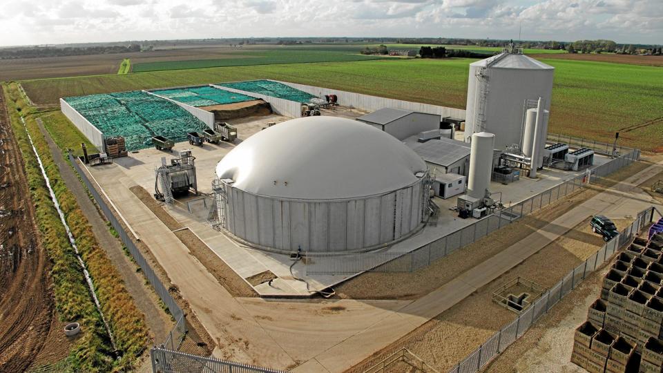 Mens det danske marked har ligget underdrejet, har Xergi leveret adskillige biogasanlæg i udlandet. Her for eksempel et, der er købt af den engelske grøntsagsproducent Staples Vegetables.Arkivfoto