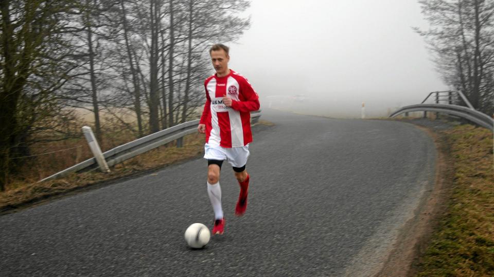 Jan La Caille er først begyndt at træne løb med bold for alvor indenfor de sidste uger. Privatfoto