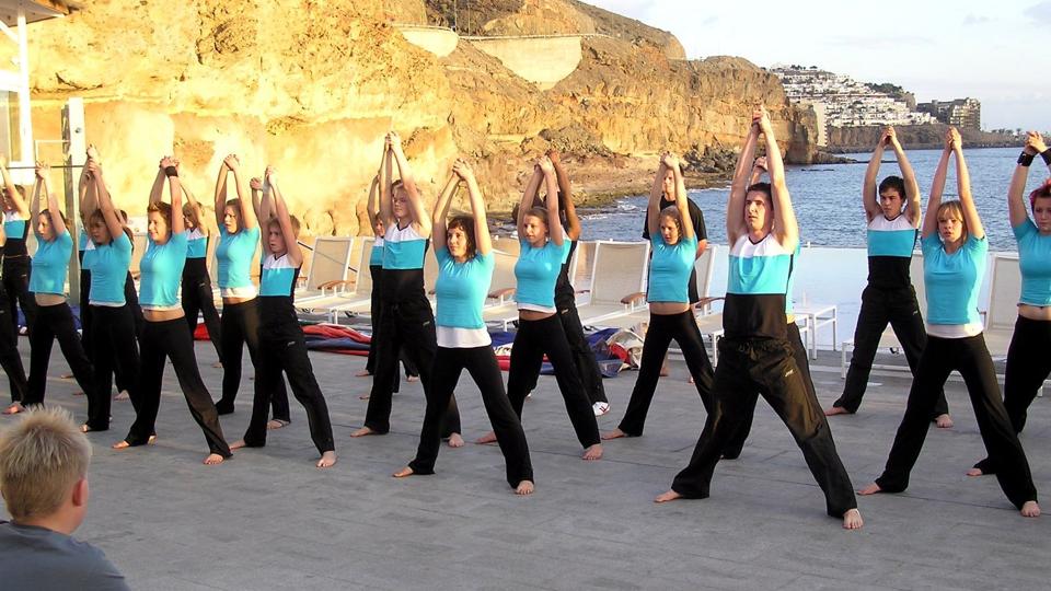 Gennem årene har vennerne sendt hold afsted til Blume-stævne på Gran Canaria.Privatfoto