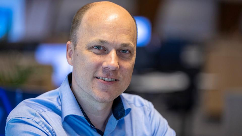 Wexo laver e-handelsløsninger. Firmaet er vækstet kraftigt under corona og tæller nu 55 mand på kontorer i Aalborg, Aarhus og København. 38-årige Tommy Frøkjær er stifter af og direktør for Wexo. <i>Foto: Martél Andersen</i>