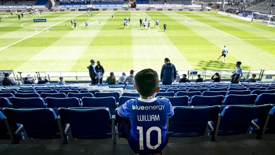 Der bliver igen spillet Superliga-bold på Lyngby Stadion efter sommerferien (Arkivfoto) <i>Mads Claus Rasmussen/Ritzau Scanpix</i>