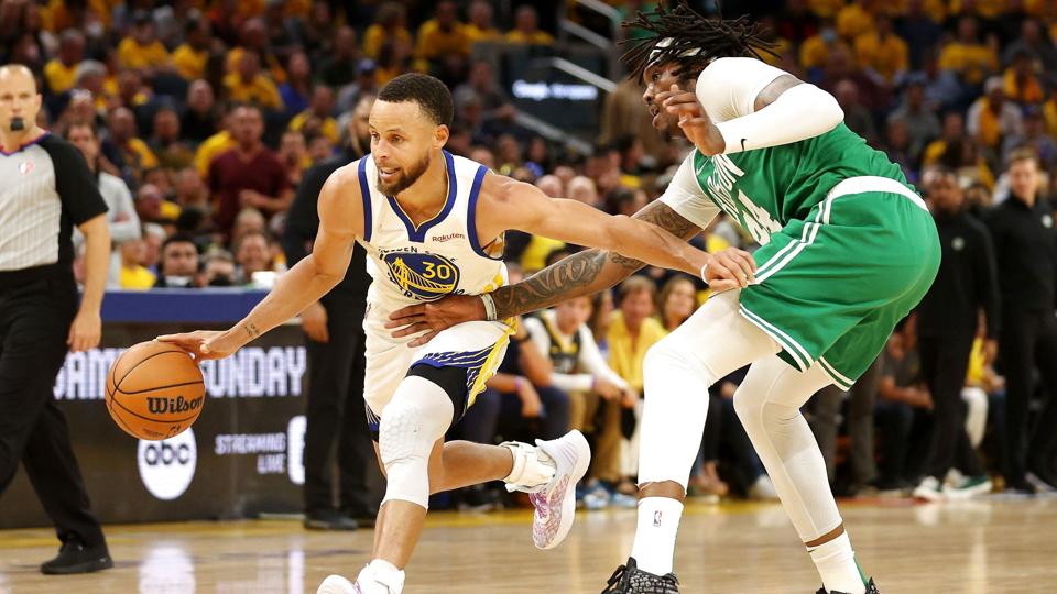 Golden State Warriors' stjernespiller Steph Curry var ikke nok til at hive sejren i land for holdet. <i>Ezra Shaw/Ritzau Scanpix</i>