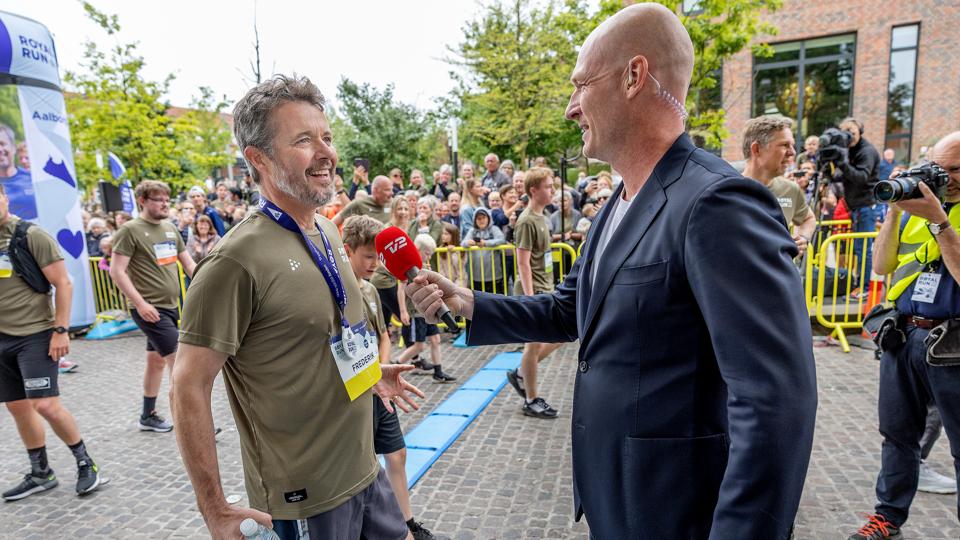 Kronprins Frederik startede Royal Run 2022 i Aalborg