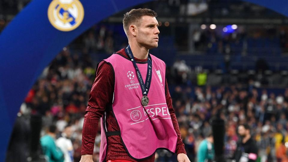 James Milner var senest en del af Liverpools kamptrup i Champions League-finalen mod Real Madrid, men kom ikke på banen. <i>Paul Ellis/Ritzau Scanpix</i>