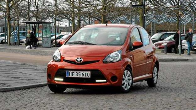 Den første generation af trillingerne Toyota Aygo, Citroën C1 og Peugeot 107 er stadig eftertragtede. Men priserne er forholdsvis høje <i>Foto: Jens Overgaard</i>