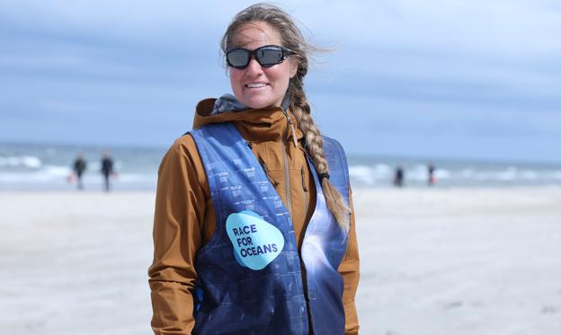 Signe Simonsen forlod sidste år sit faste chefjob for at gå fuldtids ind i kampen for at komme plastik i verdenshavene til livs.  <i>Foto: Bente Poder</i>