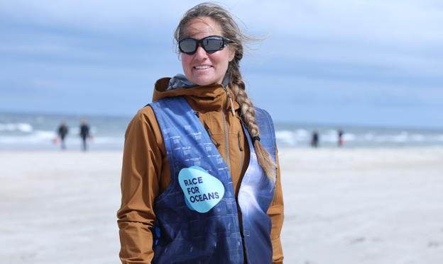 Signe Simonsen forlod sidste år sit faste chefjob for at gå fuldtids ind i kampen for at komme plastik i verdenshavene til livs. <i>Foto: Bente Poder</i>