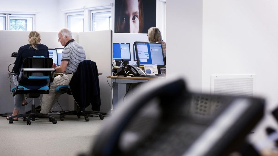 Flere børn og unge ringer til Børnetelefonen og fortæller om, at de har været udsat for seksuelle krænkelser (Arkivfoto). <i>Liselotte Sabroe/Ritzau Scanpix</i>