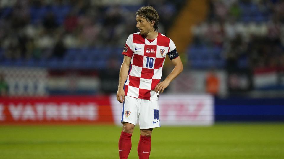 Luka Modric har spillet 150 landskampe for Kroatien siden debuten i 2006. (Arkivfoto) <i>Darko Bandic/Ritzau Scanpix</i>