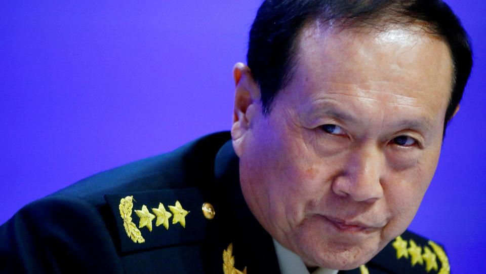 Den kinesiske forsvarsminister, Wei Fenghe, understreger, at Kina ikke vil tøve med at gribe ind over for Taiwan, hvis det bliver nødvendigt. (Arkivfoto) <i>Feline Lim/Reuters</i>