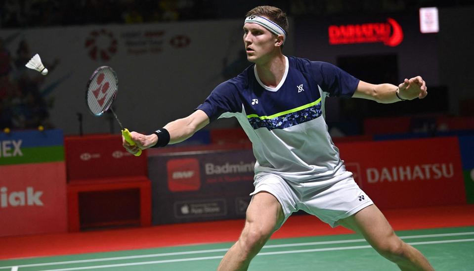 Viktor Axelsen vandt i to sæt i Indonesia Masters. <i>Adek Berry/Ritzau Scanpix</i>