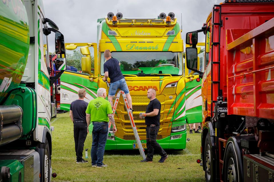 Masser af truckere og fede trucks til træf i Løgstør fredag, lørdag og søndag. <i>Foto: Henrik Bo</i>