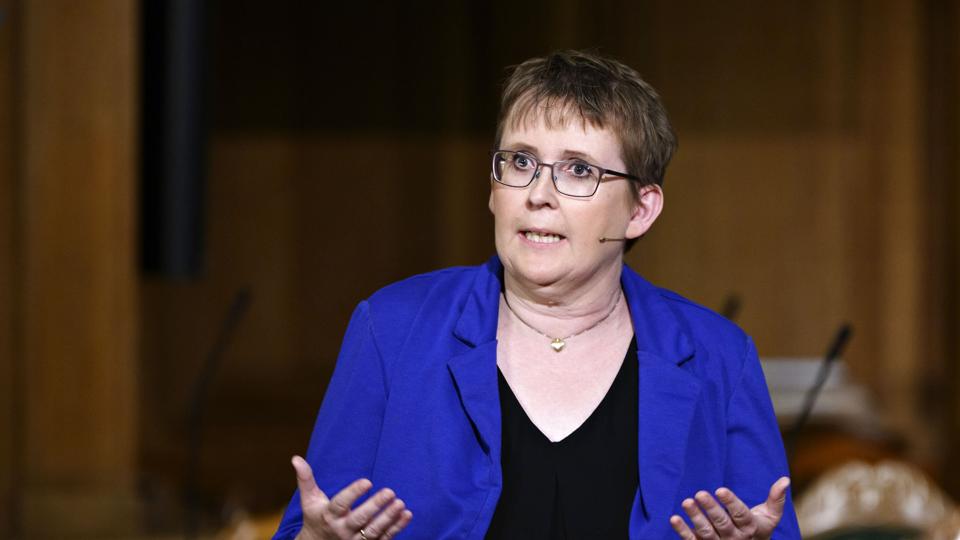 Marianne Karlsmose har været fungerende landsformand i Kristendemokraterne, siden at Isabella Arendt trak sig som formand i maj. (Arkivfoto). <i>Philip Davali/Ritzau Scanpix</i>