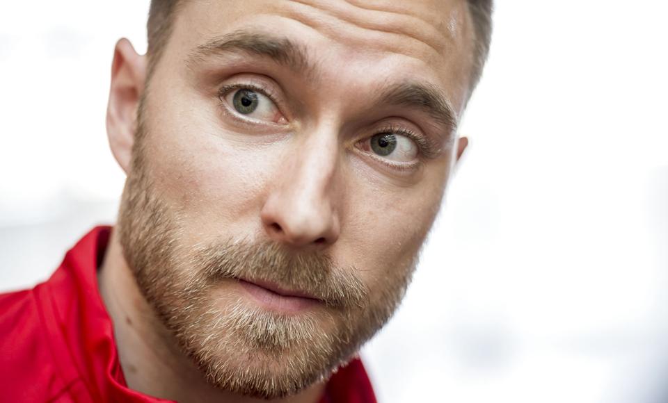 Fodboldspilleren Christian Eriksen faldt om med et hjertestop under en landskamp i Parken under EM. Et år senere har Danmark fået markant flere hjerteløbere. (Arkivfoto). <i>Mads Claus Rasmussen/Ritzau Scanpix</i>