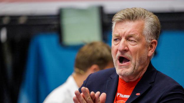 Jan Larsen mener, at Aalborg Håndbold her bevist, at de hører hjemme i Champions League. <i>Foto: Henrik Bo</i>