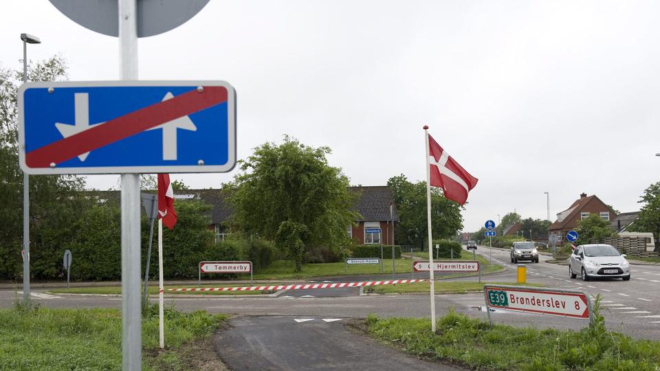 Der er cykelsti fra Brønderslev til Stenum, men der mangler fra Stenum til Vrensted. Arkivfoto <i>Kurt Bering</i>