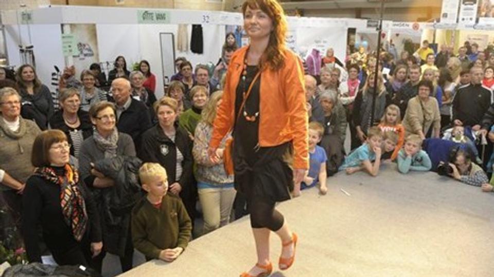 Modeshow'et var et populært indslag på forårsmessen. Foto: Michael Bygballe