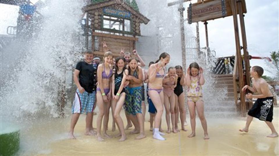 Faarup Sommerland åbner for deres Aqua Park. Foto: Mette Nielsen