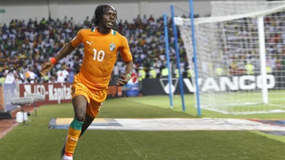 Gervinho scorede sejrsmålet for Elfenbenskysten i semifinalen mod Mali ved Africa Cup of Nations. I finalen venter Zambia på søndag.
Foto: Scanpix