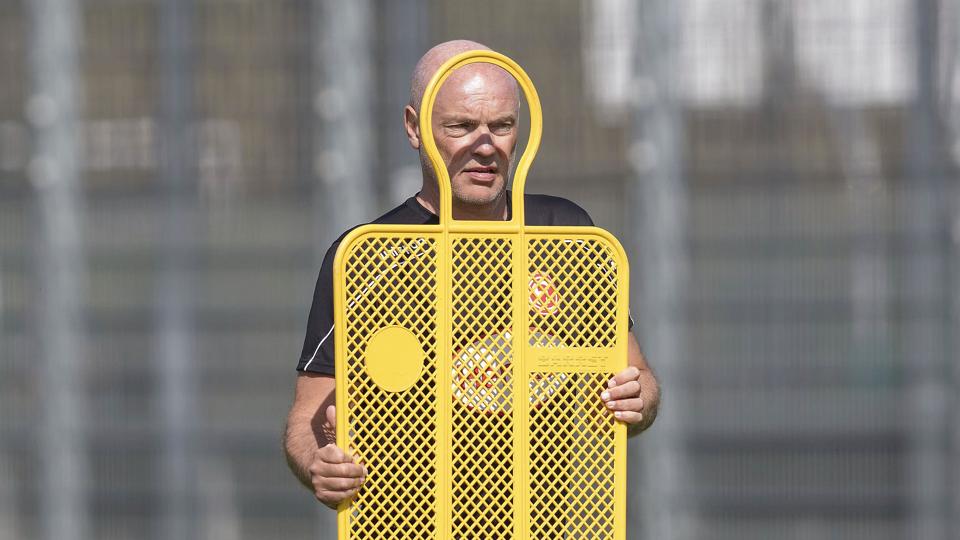 AGF begynder opstarten til den kommende sæson på torsdag med Uwe Rösler som træner. (Arkivfoto). <i>Firo Sportphoto/Ralf Ibing/Ritzau Scanpix</i>