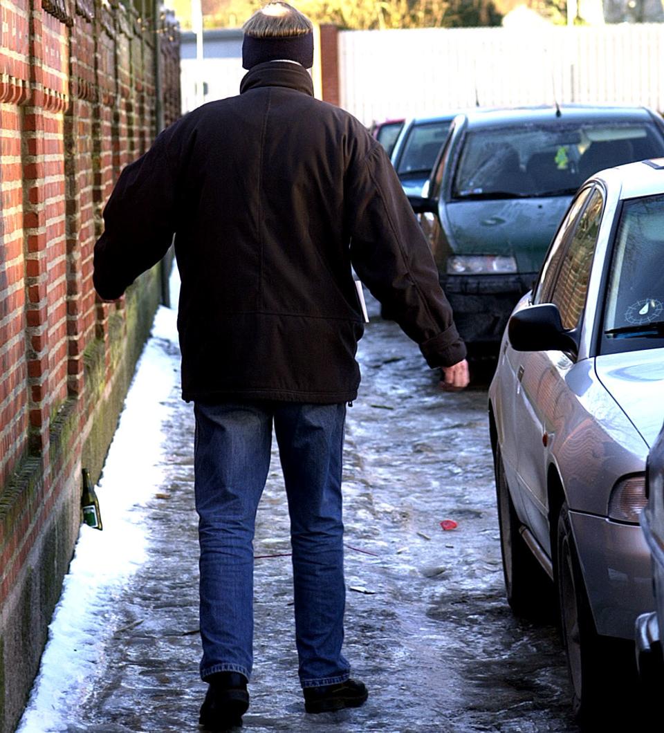 Der er ikke flere faldulykker, selvom sne og frost sætter sit præg på bybilledet. Arkivfoto