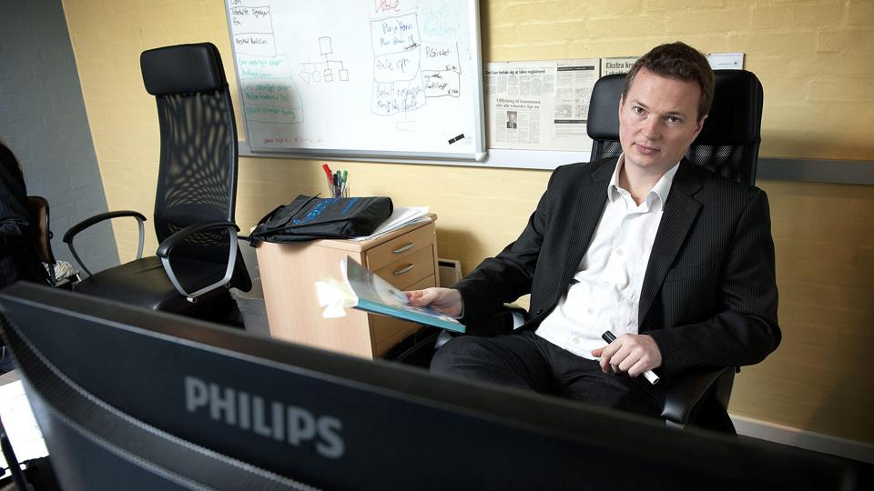 Morten Lindblad stiftede Dataproces i december sidste år. Foto: Lars Pauli <i>Lars Pauli</i>