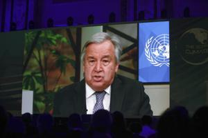 FN's generalsekretær advarer mod ny tro på olie, gas og kul