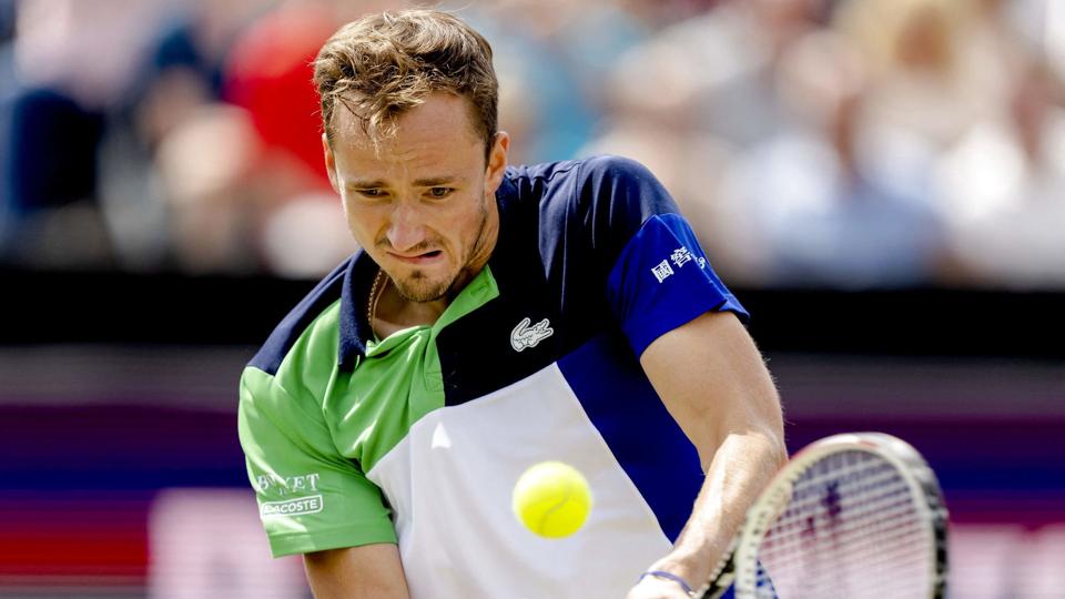 Russiske Daniil Medvedev, der er nummer et på mændenes verdensrangliste, kan være med i US Open. <i>Sander Koning/Ritzau Scanpix</i>