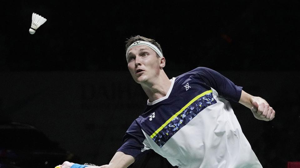 Viktor Axelsen vandt suverænt over Lu Guangzu i Indonesia Open. <i>Achmad Ibrahim/Ritzau Scanpix</i>