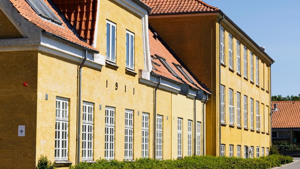 Gl. Hasseris Skole i Aalborg har en klar overrepræsentation af de rigeste - og især de 20 procent rigeste børn. <i>Foto: Henrik Bo</i>