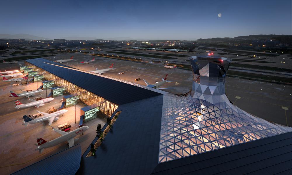 Vinderholdet bag den nye Terminal A i Zürich Lufthavn er BIG, HOK, 10:8 Architects, ingeniørfirmaet Buro Happold og træeksperterne Pirmin Jung.
