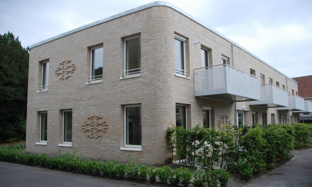 Stolpehøj – 24 ældreboliger til plejecentret Nymosehave i Gentofte, som Dansk Boligbyg afleverede i 2021/22.