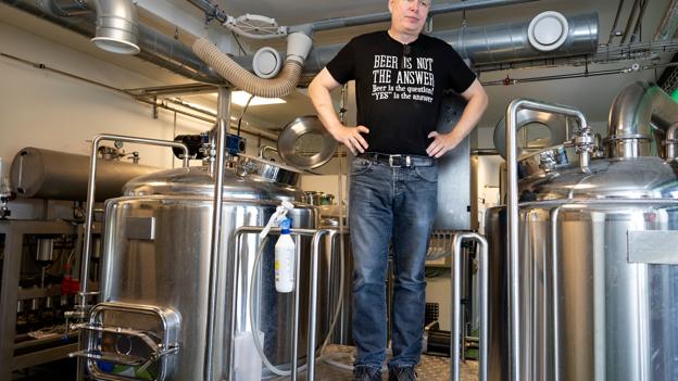 Selve bryggeriet er helt i top, men den nye brygmester, Kent Boalth <i>Foto: Claus Søndberg</i>