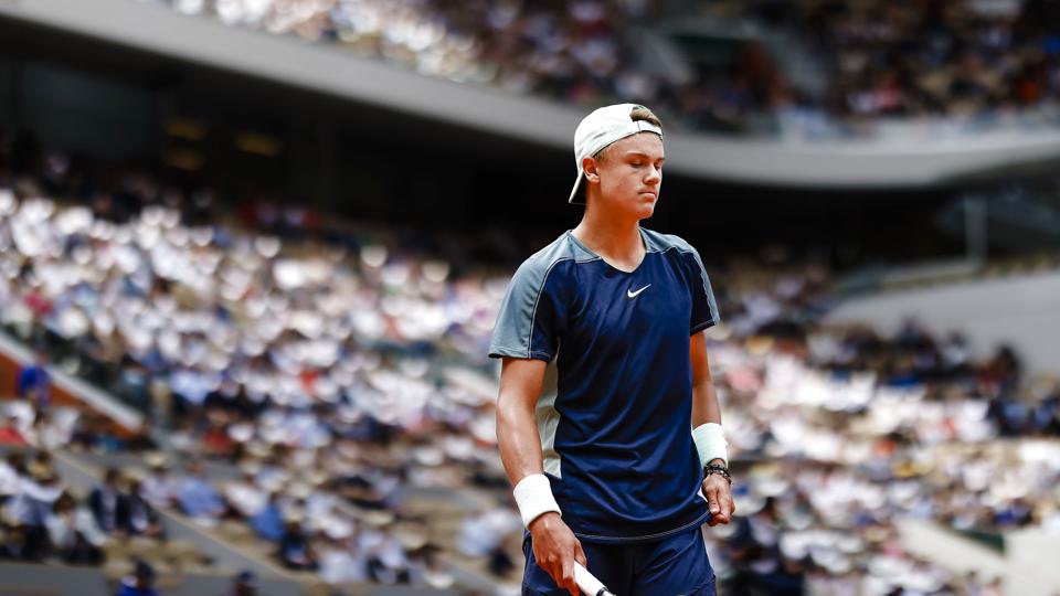 Holger Rune var god til at tøjle temperamentet, da det gik godt under French Open, men i kvartfinalen sad følelserne udenpå tøjet. (Arkivfoto). <i>Frank Molter/Ritzau Scanpix</i>