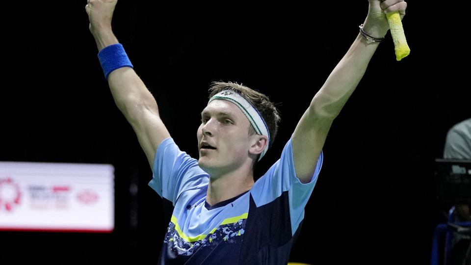 Viktor Axelsen var lykkelig efter den svære sejr over Lee Zii Jia. <i>Dita Alangkara/Ritzau Scanpix</i>
