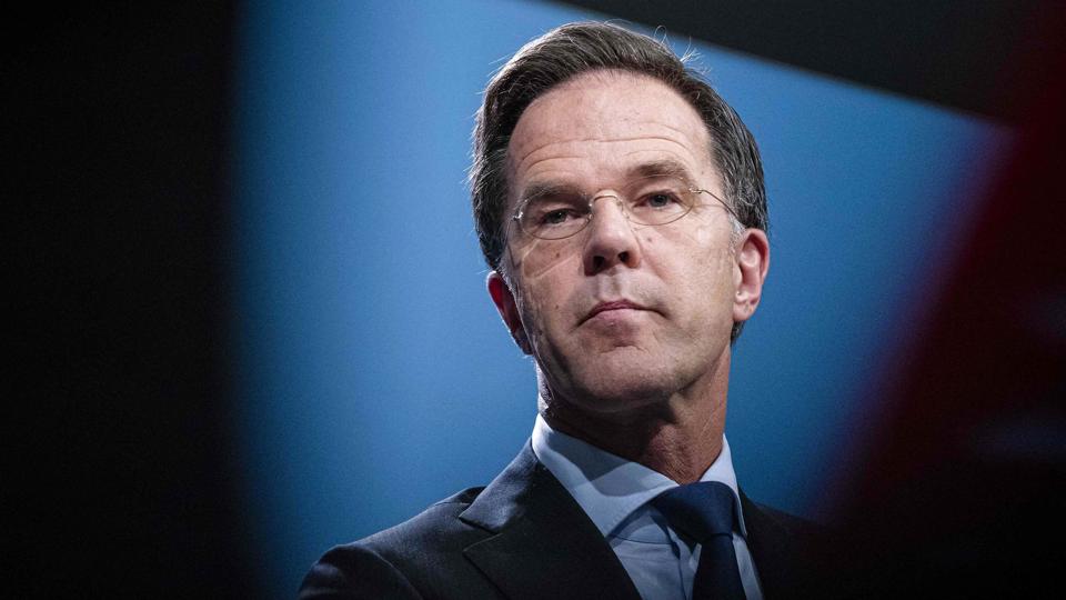 Den hollandske premierminister, Mark Rutte, fremsatte lørdag en formel undskyldning til de hollandske FN-soldater, som i 1995 skulle forsvare Srebrenica i Bosnien. (Arkivfoto) <i>Bart Maat/Ritzau Scanpix</i>