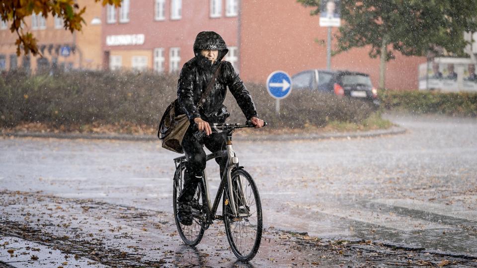 DMI havde varslet op mod 35 millimeter regn. Så slemt ser det imidlertid ikke ud til at blive. (Arkivfoto). <i>Mads Claus Rasmussen/Ritzau Scanpix</i>