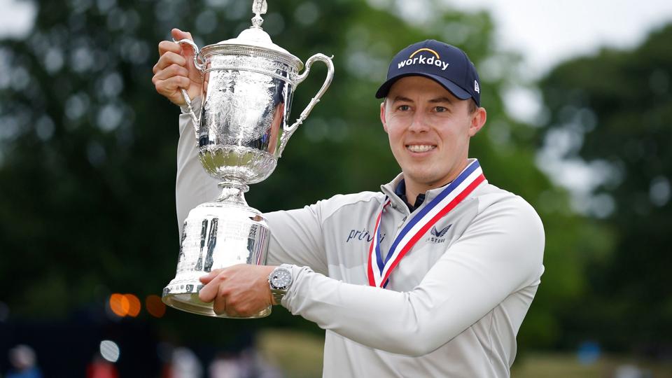 Matt Fitzpatrick kunne søndag løfte et majortrofæ for første gang i karrieren. <i>Jared C. Tilton/Ritzau Scanpix</i>