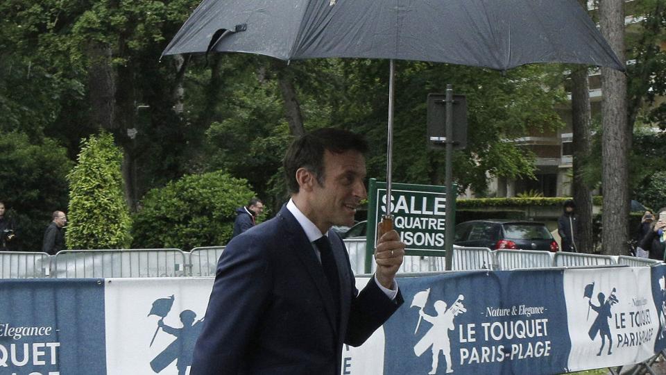 Det var et dårligt valg for Emmanuel Macron, som blandt andre mistede sin miljøminister. <i>Michel Spingler/Ritzau Scanpix</i>