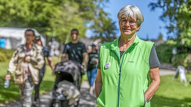 Formand for styregruppen, Lone Lønbro er meget tilfreds med opbakningen. Foto: Allan Mortensen <i>Allan Mortensen</i>