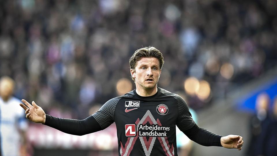 Anders Dreyer spillede i foråret for FC Midtjylland, men det er endnu uvist, hvor han skal spille i den kommende sæson. Han er på kontrakt i Rubin Kazan, men har mulighed for at spille i et andet land end Rusland i hele den kommende sæson. <i>Ernst Van Norde/Ritzau Scanpix</i>