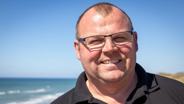 Henrik Bruun nyder de mange smil, der er på Fisherman's. <i>Foto: Kim Dahl Hansen</i>