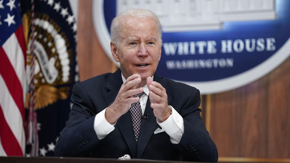 USA's præsident, Joe Biden, har erklæret, at han vil halvere antallet af kræftdødsfald i løbet af 25 år. Rygning er blandt de største årsager til kræft. <i>Evan Vucci/Ritzau Scanpix</i>