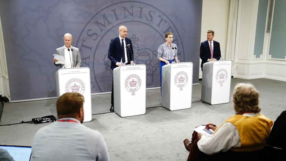 Efter flere måneders pause var der onsdag igen pressemøde om corona. <i>Mads Claus Rasmussen/Ritzau Scanpix</i>