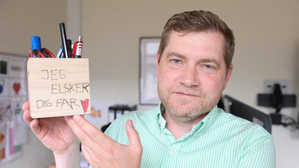 - Jeg ville ønske, at jeg kunne rejse væk med familien i et par år og glemme alt om kræftsygdommen, lyder det fra Kristian Bertelsen, der nu har kæmpet i snart fire år. <i>Foto: Bente Poder</i>