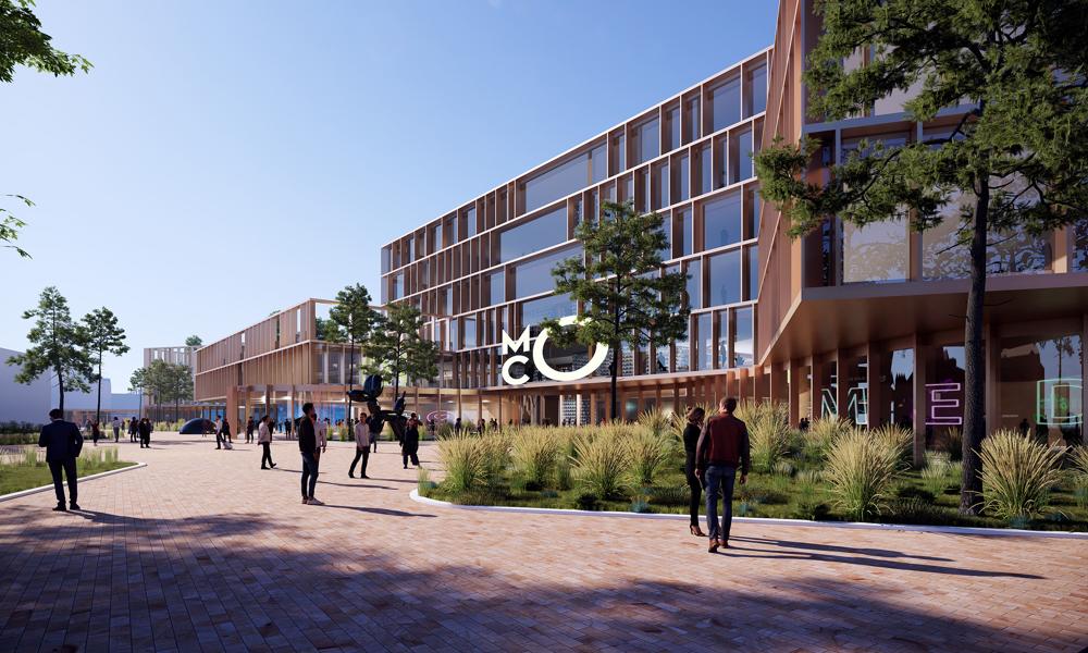 C.F. Møller Architects er tilknyttet projektet og har udarbejdet en vision for de fysiske rammer og de første tentative skitser for Media City Odense.