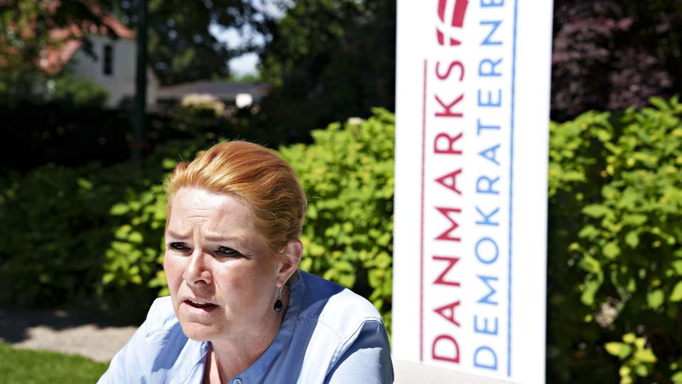 Inger Støjberg har brugt det meste af sin torsdag på at give interview til pressen. <i>Henning Bagger/Ritzau Scanpix</i>