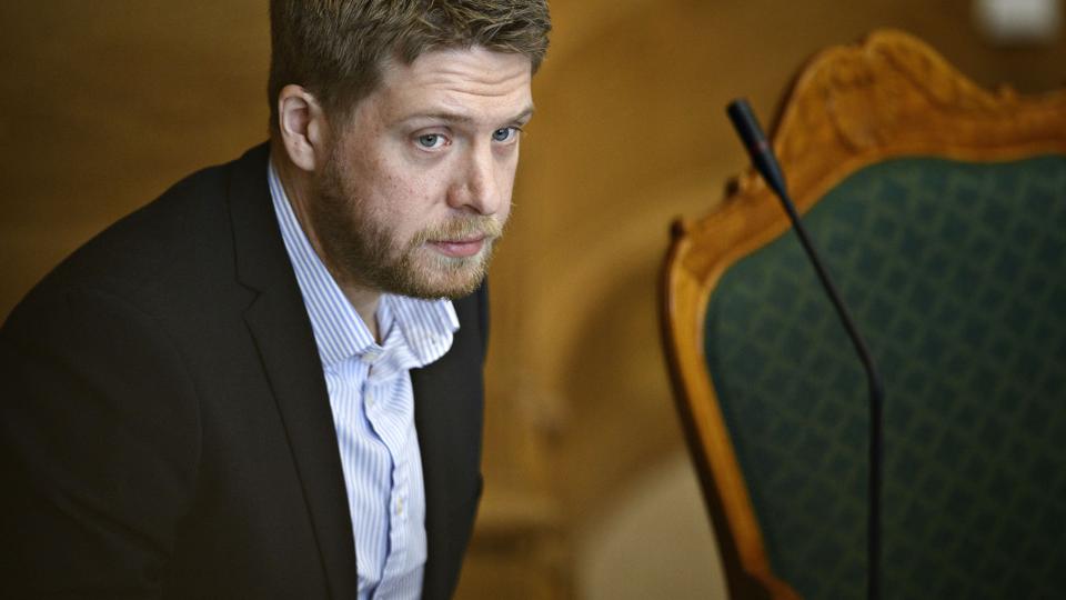 Kasper Sand Kjær, udlændingeordfører for Socialdemokratiet, håber og tror på en bred opbakning fra befolkningen til regeringens asylaftale med Rwanda. <i>Philip Davali/Ritzau Scanpix</i>