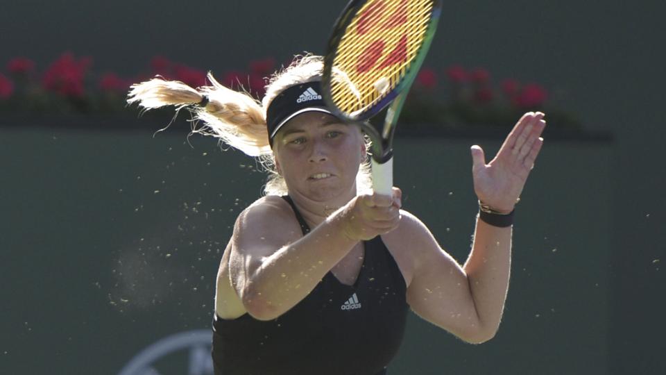 Clara Tauson skal i første runde af Wimbledon møde Mai Hontama. <i>Karla Kinne/Ritzau Scanpix</i>